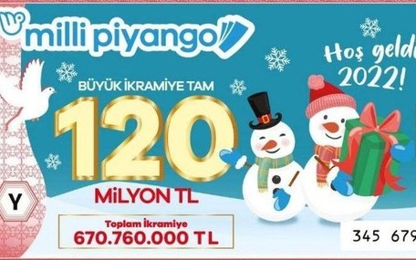 2022 Milli Piyango Yılbaşı Çekilişi Amorti Numaraları