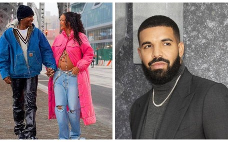 Hamilelik Haberi Kızdırdı: Drake, Rihanna ve A$AP'ı Takipten Çıktı