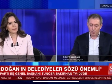 DEM Parti Eş Başkanı Tuncer Bakırhan'dan tv100'de flaş korucu açıklaması: Tam ifade edememiş…