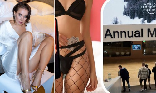 Davos'un en zenginleri bu yataktan geçti: Gecede 61 bin TL kazanan eskort Salome Balthus her şeyi anlattı