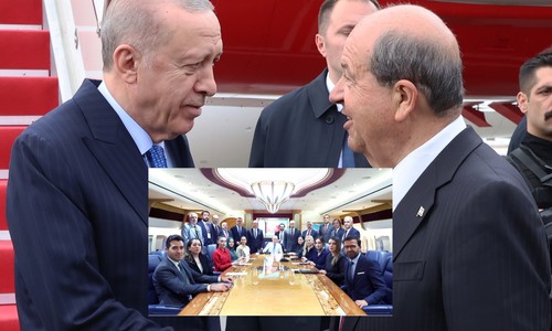 Erdoğan'ın KKTC'ye götürdüğü gruptakiler dönüşte ucuz içki ve sigara alışverişi için birbirini ezmiş