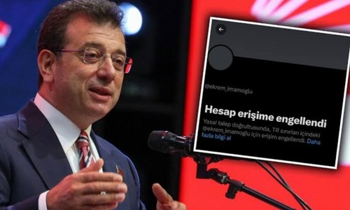 Erdoğan'dan son hamle: Ekrem İmamoğlu'nun X hesabına erişim engeli getirildi