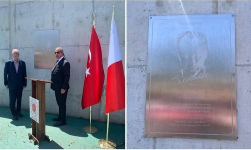 Atatürk'ün adı Malta'da bir caddeye verildi: Türkiye'de Atatürk'ün izlerini silmek isteyenler görsün