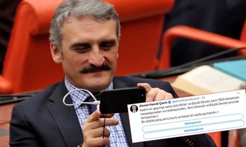 AKP’li Yeliz’e cesaret geldi: Ahmet Hamdi Çamlı’dan skandal darbe paylaşımı