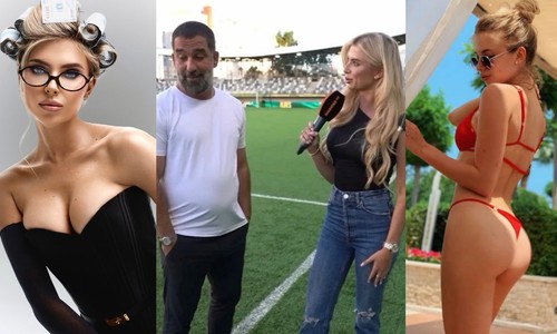 Arda Turan’a ecel terleri döktüren Ukraynalı spor spikeri Daria Bondar Savina instagramı sallıyor