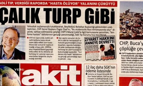 Akit gazetesi Murat Çalık ölünce mi huzur bulacak? Bu vicdansızlığa Erdoğan neden göz yumuyor?