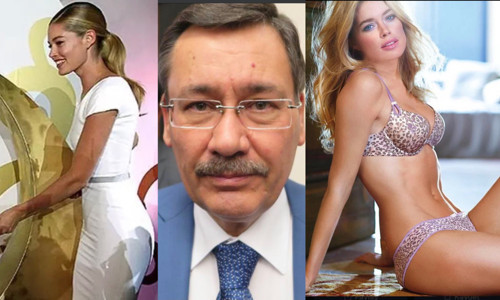 Melih Gökçek gonga vursun diye Victoria’s Secret modeli Doutzen Kroes’e 41 Milyon TL ödemiş