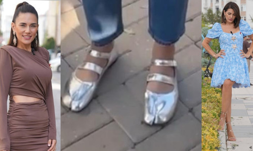 Alişan'ın eşi Buse Varol toynak ayakkabılarıyla olay yarattı: 50 Bin lira...