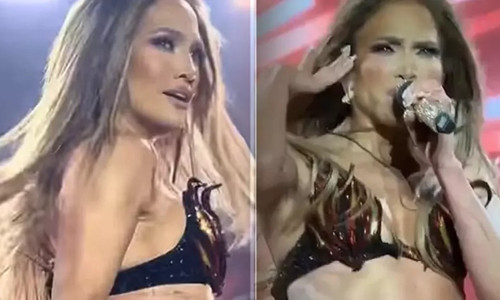 JLo’nun alev detaylı mini kostümü olay oldu!