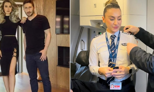 Sabri Sarıoğlu’nun eşi kokpitte: Yağmur Sarıoğlu kaptan pilot oldu