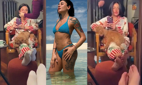 Melek Mosso abonelere özel çorapsız paylaşımıyla 370 bin lira mı kazandı?