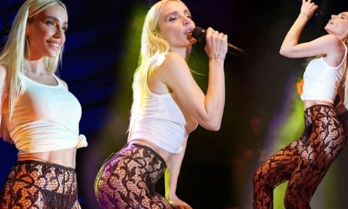 Gülşen’den Harbiye’de dikkat çeken gece