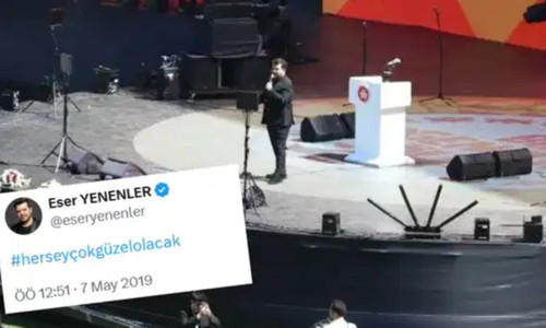 İmamoğlu'na destek paylaşımı yapmıştı: Eser Yenenler AKP'nin etkinliğinde sunucu oldu