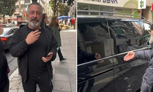 Cem Yılmaz sokakta beklenmedik anlar yaşadı