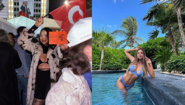 İmamoğlu'na destek eyleminde Saraçhane'deydi: Merve Taşkın o mesajlara isyan etti