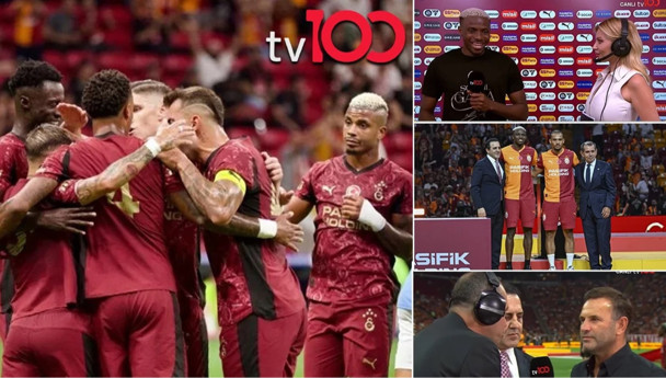 Galatasaray Lazio karşılaşması reyting rekoru kırdı: tv100 zirveye çıktı