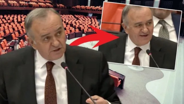 MHP'li Erkan Akçay’ın dil sürçmesi Meclis'te gülüşmelere yol açtı: Hişt sakin ol s..kine sahip ol