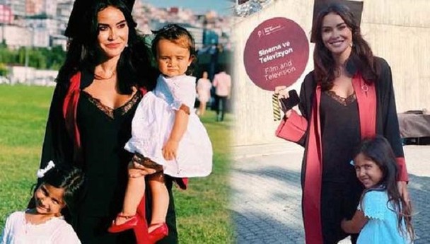 Volkan Demirel'in eşi Zeynep Demirel mezun oldu