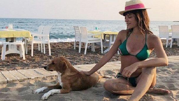 Kıvılcım Ural Antalya tatilinde