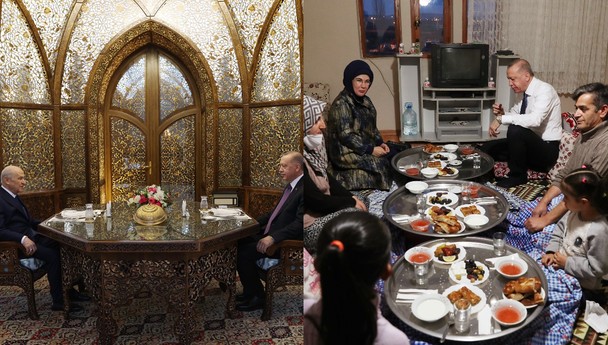 İftar için Bir Araya Gelen Cumhurbaşkanı Erdoğan ve Devlet Bahçeli'ye Tepki Yağdı