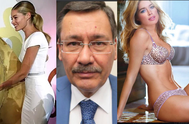Melih Gökçek gonga vursun diye Victoria’s Secret modeli Doutzen Kroes’e 41 Milyon TL ödemiş