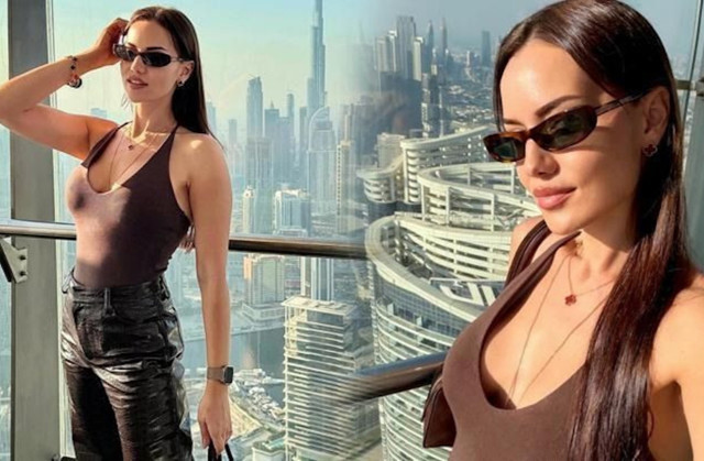 Fahriye Evcen’in tatil kareleri sosyal medyada beğeni rekoru kırdı