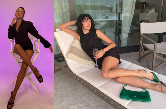 Halef'in yıldızı Aybüke Pusat mini şortlu pozlarıyla beğeni butonunu çökertti