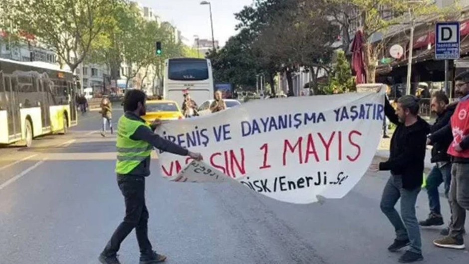 Taksim'de 1 Mayıs Kutlamasına Polis Engeli: Gözaltına aldılar