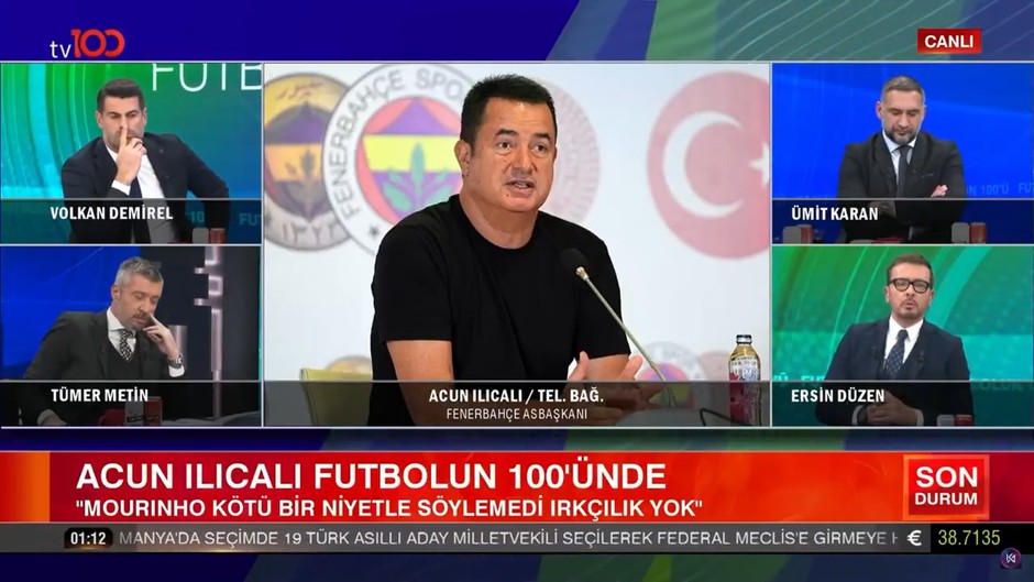 Canlı yayında Acun Ilıcalı ve Ersin Düzen tartışması: Ne söyleyeceğime kimse karışamaz