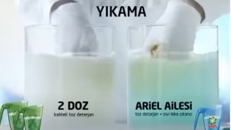 Deterjan devi Ariel'e yanıltıcı reklam cezası: Tek yıkamada çıkar denilen leke 8 yıkamada çıkınca...