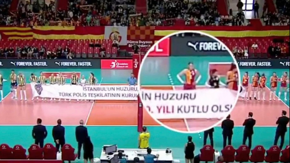 Akit yazarı Polis Haftası pankartını tutmayan İlkin Aydın'ı hedef gösterdi!