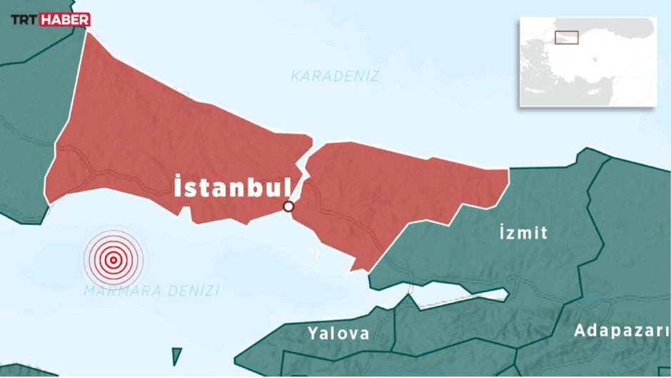 Son dakika: Sabah 7.19'da Büyükçekmece merkezli 4,1 büyüklüğünde deprem meydana geldi