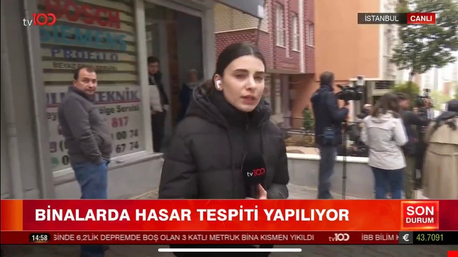 İstanbul'da riskli binalarda hasar tespiti başladı: tv100 muhabiri Selin Serra o binaları gösterdi