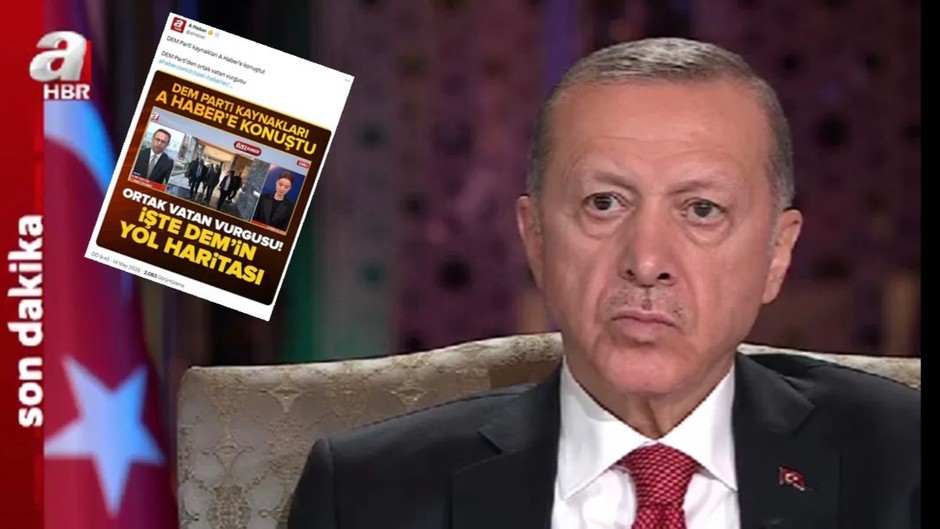 Barış denince akla A Haber gelir: A Haber ekranlarını DEM Parti’ye açıyor