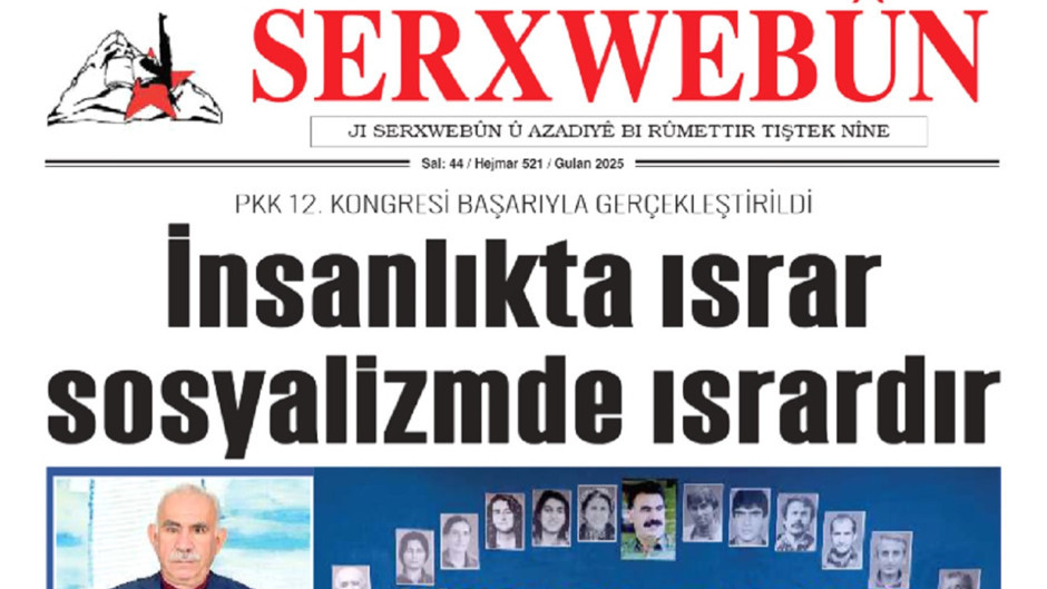 PKK silahları bırakınca PKK'nın gazetesi Serxwebûn da yayın hayatına son verdi