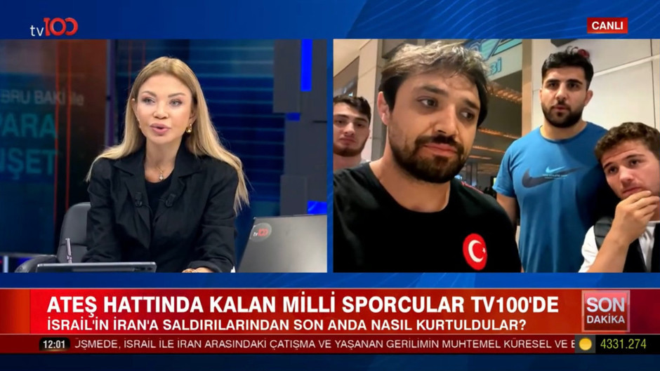 Ateş altında kalan milli sporcular tv100’de anlattı: Saldırılardan son anda nasıl kurtuldular?