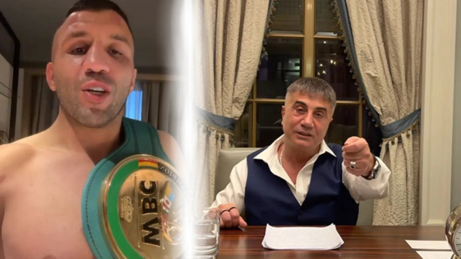 Dünya şampiyonu Türk boksör kemerini Sedat Peker'e adadı: Adınızı gururla taşıdım