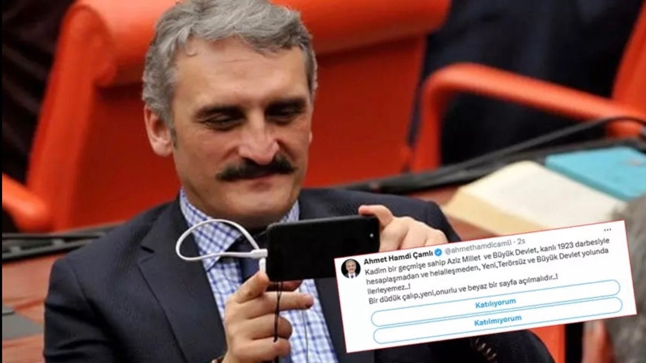 AKP’li Yeliz’e cesaret geldi: Ahmet Hamdi Çamlı’dan skandal darbe paylaşımı