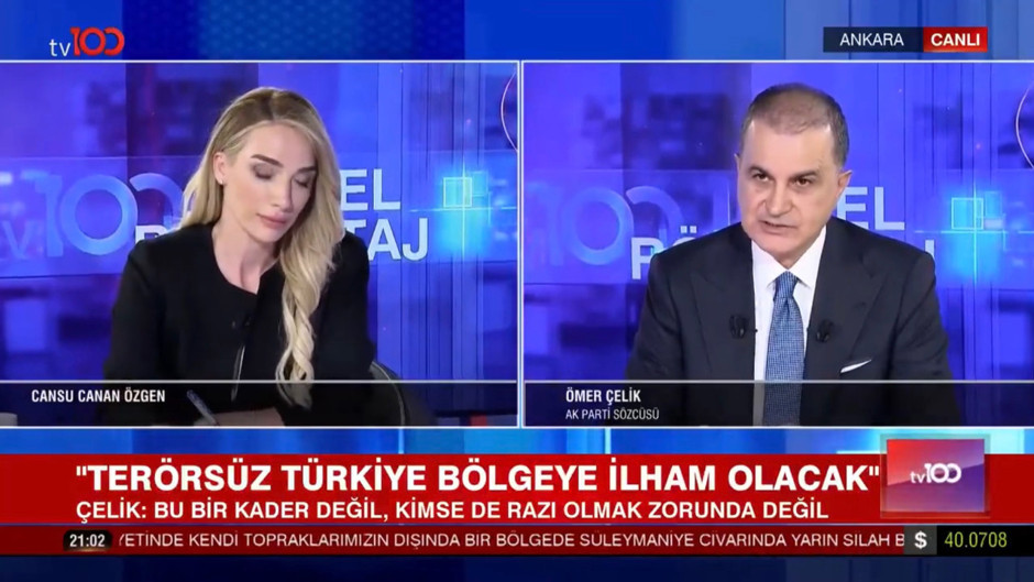 Ömer Çelik tv100’de açıkladı: Erdoğan’ın Cumartesi yapacağı tarihi konuşmasının şifreleri