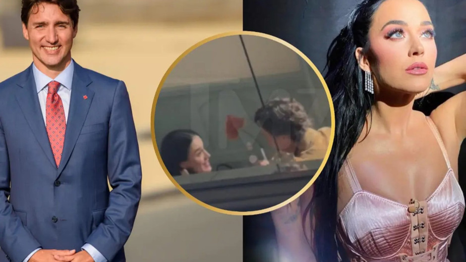 Katy Perry ve Kanada'nın eski başbakanı Justin Trudeau fena yakalandı