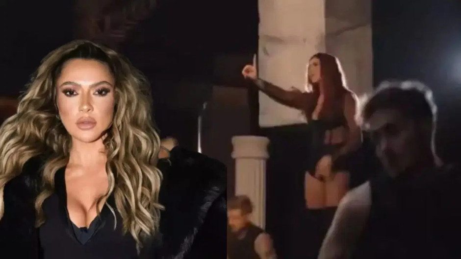 Hadise klip setinde ateş püskürdü: Sert tavırları sosyal medyada gündem oldu