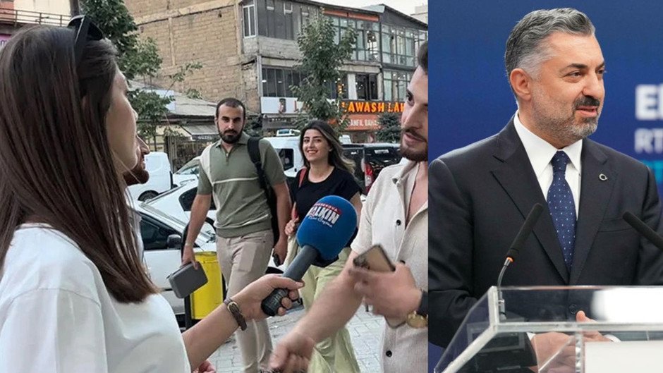 RTÜK Başkanı Şahin Erdoğan'ı ve iktidarı övmeyen sokak röportajlarından rahatsız olmuş