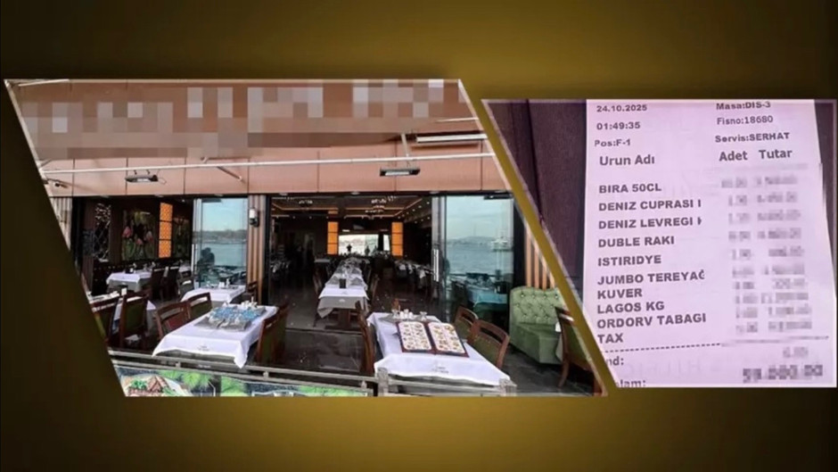 Fenerbahçe maçına gelen Alman turistlere Galata’daki balıkçıdan 59 Bin liralık kazık