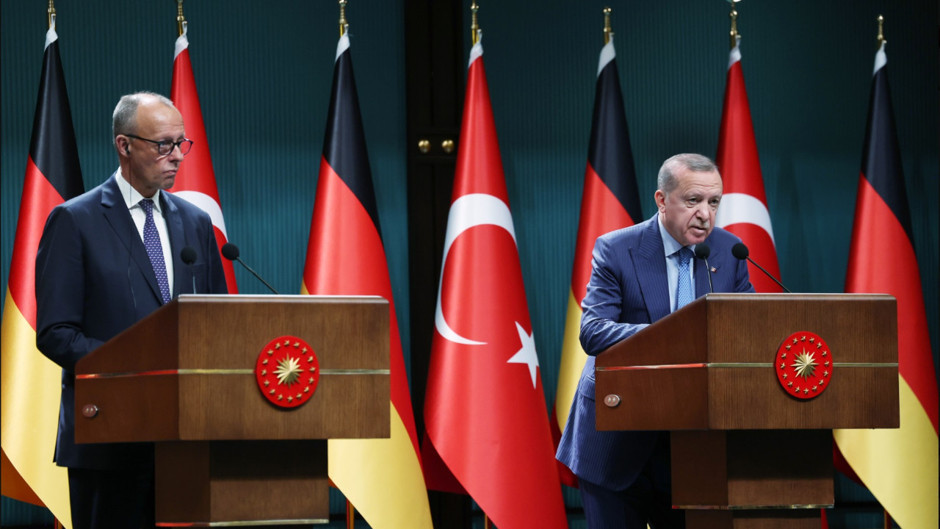 Erdoğan ve Merz arasında kameralar önünde İmamoğlu ve İsrail gerginliği yaşandı