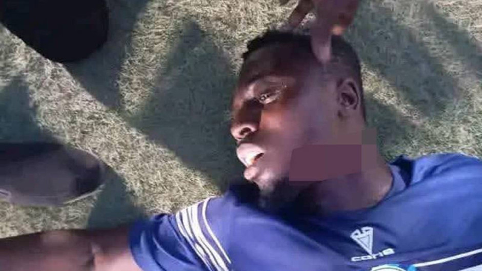 Nijerya’da dehşet: Beraberlik golünden sonra taraftar rakip oyuncunun boğazını kesti!