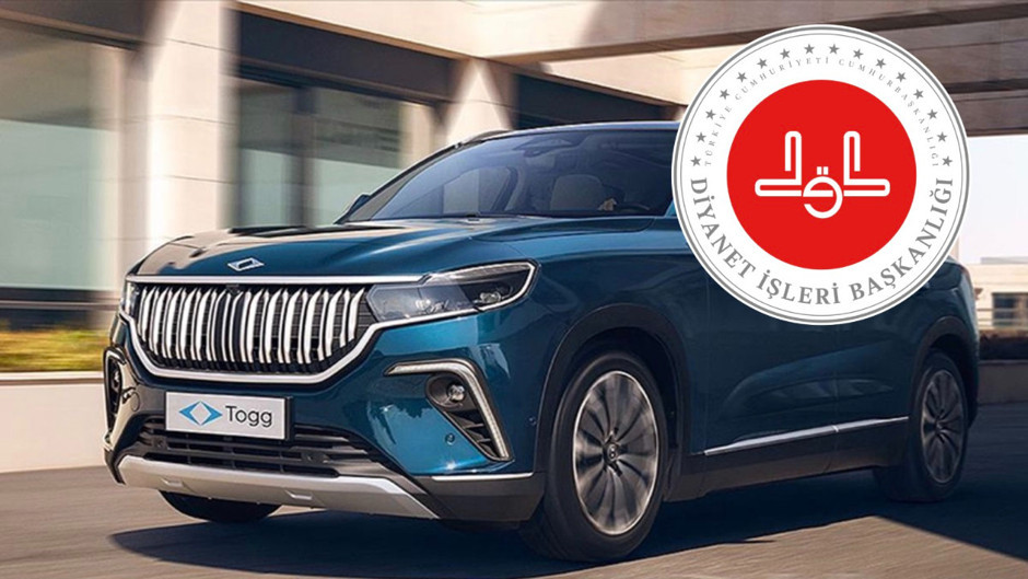 Diyanet'e alınan TOGG'lardan biri yolda kalırız denilerek garaja çekilmiş