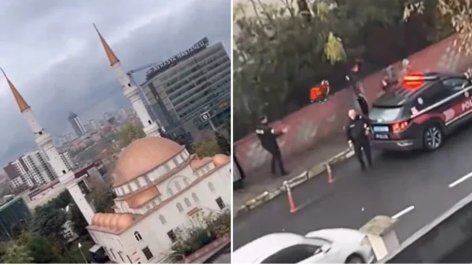 Camiden gelen uygunsuz sesler ve küfürler ortalığı karıştırdı, cemaat o adamı fena dövdü