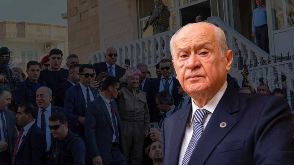 Bahçeli için Eski Bozkurt şimdi koyun postuna bürünmüş diyen Barzani ofisine tepki
