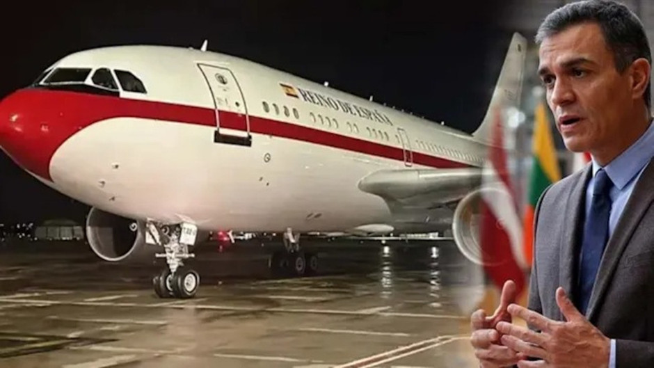 İspanya Başbakanı’nın uçağı Ankara’ya acil iniş yaptı! Kokpitten ...
