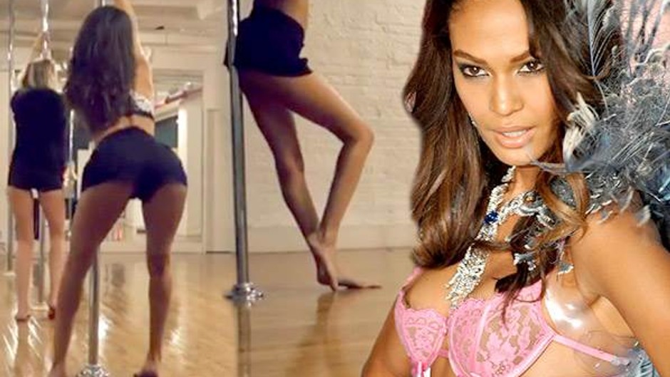 Victoria's Secret meleği Joan Smalls'un direk dansı rekor kırdı